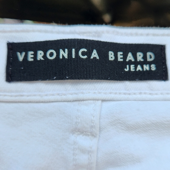 Veronica Beard Carly 11" Kick - Flare Denim wash white size 26 US - Picture 8 of 8